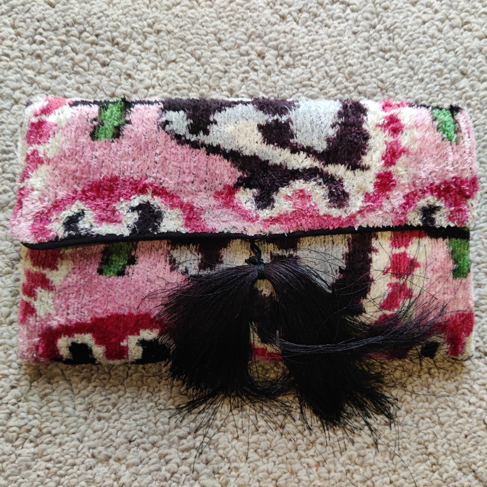 Ikat Baldiz Boho Clutch Purse - Picture 11 of 11